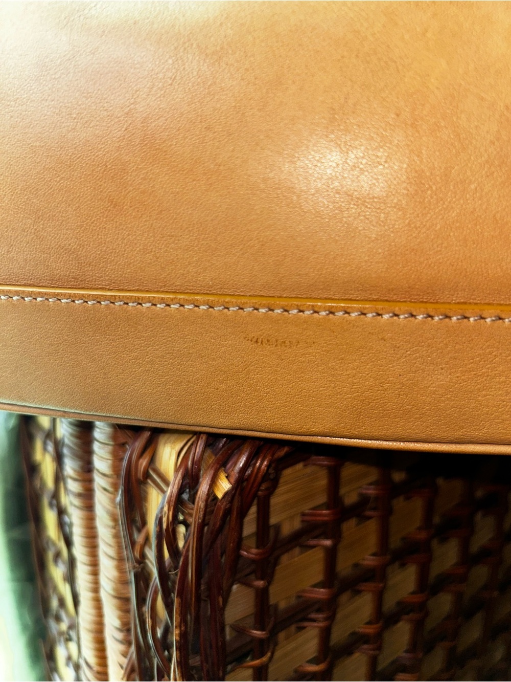 Coach 2003 Hampton Demi Baguette Bag in Camel leather with COA - Picture 5 of 16